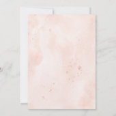 バーガンディーブラッシュ＆ネイビー ウォーターカラーフローラルウェディング 招待状 (裏面)