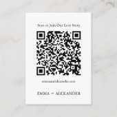 バーガンディーブラッシュ フローラル ウェディング 詳細カード エンクロージャーカード (裏面)