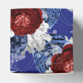 バーガンディープラムレッドワインウォーターカラースワッシュ フェイバーボックス (上部)