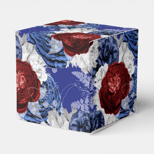 バーガンディープラムレッドワイン水彩スワッシュ フェイバーボックス (裏面サイド)