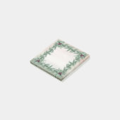 バーガンディーベリーホリーパインクリスマス ポストイット (アングル)