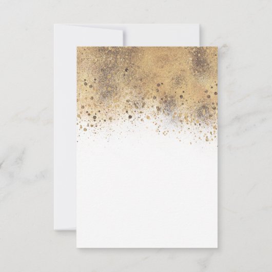 バーガンディーレッドとネイビーブルーフローラウェディングRSVP 出欠カード (裏面)