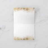 バーガンディーレッドと赤面ピンクフローラありがとう サンキューカード (内部)