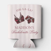 バーガンディーレッドの下着 バチェロレッテパーティーの景品 缶クーラー (裏面)