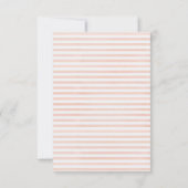 バーガンディーレッドネイビーフローラジオメトリックRSVPカード 出欠カード (裏面)