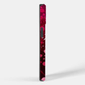 バーガンディーレッドピンクグリッターiPhoneメイトのタフケース Case-Mate iPhoneケース (裏面 / 右)