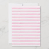 バーガンディーレッドピンクモダンフローラ幾何結婚図形 招待状 (裏面)