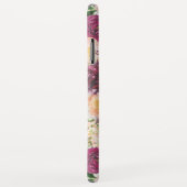 バーガンディーレッドピーチピンクの花フローラ Case-Mate iPhoneケース (裏面/右)