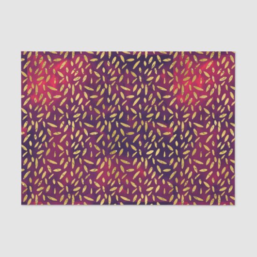 バーガンディ及び紫色の煙の日焼けの陸軍少佐の階級章 薄葉紙 (正面)