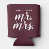 バーガンディ応援が新しいmrにミセス結婚ズ 缶クーラー (裏面)