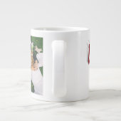 バーガンディ文字Giant Coffee Mugとの夫の写真 ジャンボコーヒーマグカップ (裏面)