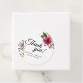 バーガンディ水の色の花結婚の世話 フェイバータグ (インサイチュ)