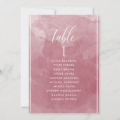 バーガンディ水彩着座計画カードゲスト名 (裏面)