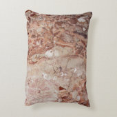 バーガンディ深紅色のStoneyの小石の大理石の終わり アクセントクッション (裏面(縦))