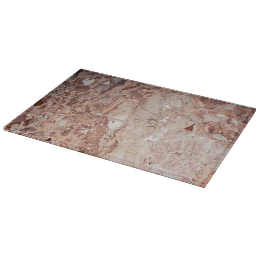 バーガンディ深紅色のStoneyの小石の大理石の終わり カッティングボード (角)