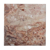 バーガンディ深紅色のStoneyの小石の大理石の終わり タイル (正面)