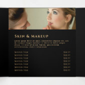 バーガンディ瑪瑙3折パンフレット 三つ折りカード (内部中)