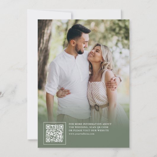 バーガンディ白かぼちゃひまわり結婚の写真 セーブザデート (裏面)