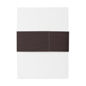 バーガンディ素朴フラワーストリングラ結婚イト 招待状ベリーバンド (裏面例)