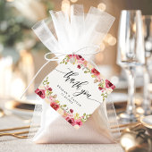 バーガンディ結婚メルロフローラありがとう フェイバータグ