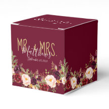 バーガンディ赤フローラハンドレタ素朴ー結婚ズ