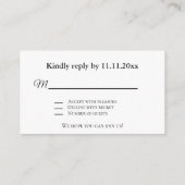 バーガンディ赤赤面金ゴールド幾何緑結婚の エンクロージャーカード (裏面)