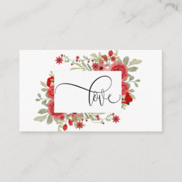 バーガンディ赤赤面金ゴールド幾何緑結婚の エンクロージャーカード