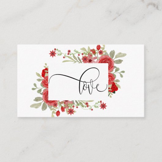 バーガンディ赤赤面金ゴールド幾何緑結婚の エンクロージャーカード (正面)