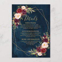 バーガンディ赤面フローラモダン幾何詳細