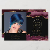 バーガンディ農業2重パンフレット (正面/裏面)