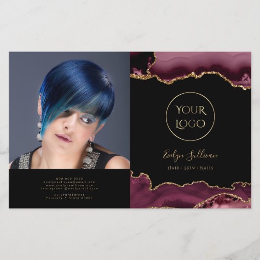 バーガンディ農業2重パンフレット (正面)