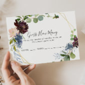 バーガンディ金ゴールド幾何学的な推測ゲームのカードの数 名刺