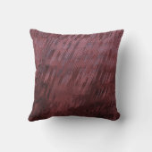 バーガンディ雨 クッション (裏面)