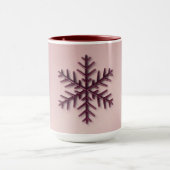 バーガンディ雪片コンボマグカップ マグカップ (中央)