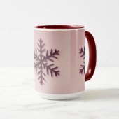 バーガンディ雪片コンボマグカップ マグカップ (正面右)
