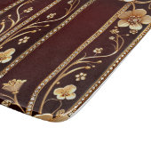 バーガンディ黄金の花切り盤 カッティングボード (角)