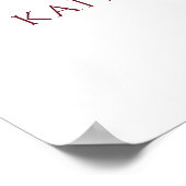 バーガンディ ウェディング ウェルカム サイン ワイン ウォーターカラー (角)