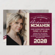 バーガンディ&クリーム卒業2写真発表