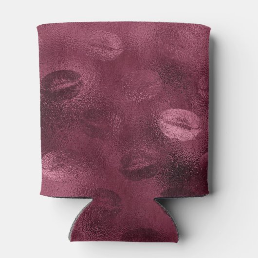 バーガンディ グラム フォイル グリッター リップス 缶クーラー (裏面)