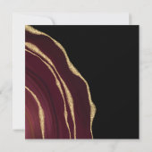 バーガンディ ゴールド マーブル (裏面)