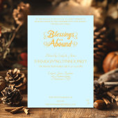 バーガンディ・サンクスギビング　コルヌコピア & コッパー 招待状