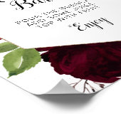 バーガンディ ダスティブルー ミモザ バー サイン (角)