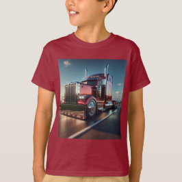 バーガンディ・トラックbyナターシャ・アメリカ tシャツ