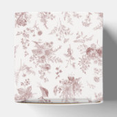 バーガンディ トワール ド ジューイ フローラル デザート ファボリ ボックス (上部)