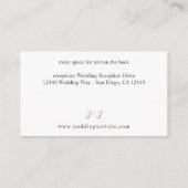 バーガンディ&ピンクフローラ詳細エンクロージャカード8A エンクロージャーカード (裏面)