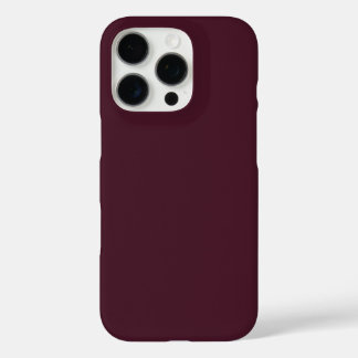 バーガンディ・ラズベリー・ブルガン無地のディ iPhone 16 PROケース