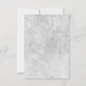 バーガンディ、赤面ピンクと白のバラの結婚式RSVP 出欠カード (裏面)