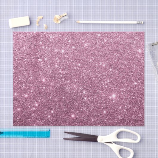 バーガンデエレガントィ・ピンク抽象芸術ガーリーグリッター 薄葉紙 (クラフト)