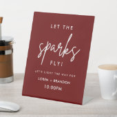 バーガンモダンディ結婚のスパーカーが撃退 台座サイン (インサイチュ)