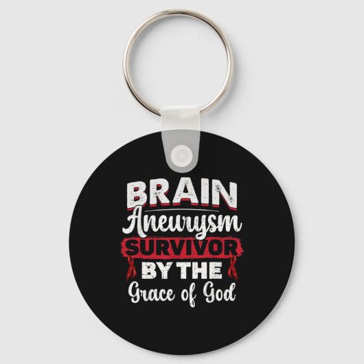 バーガン神の恵みによって生き残った脳動脈瘤 キーホルダー (正面)